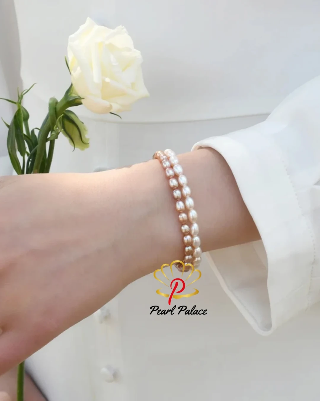 Natural Freshwater Pearl Elastic Bracelet for Women Gifts Jewelry