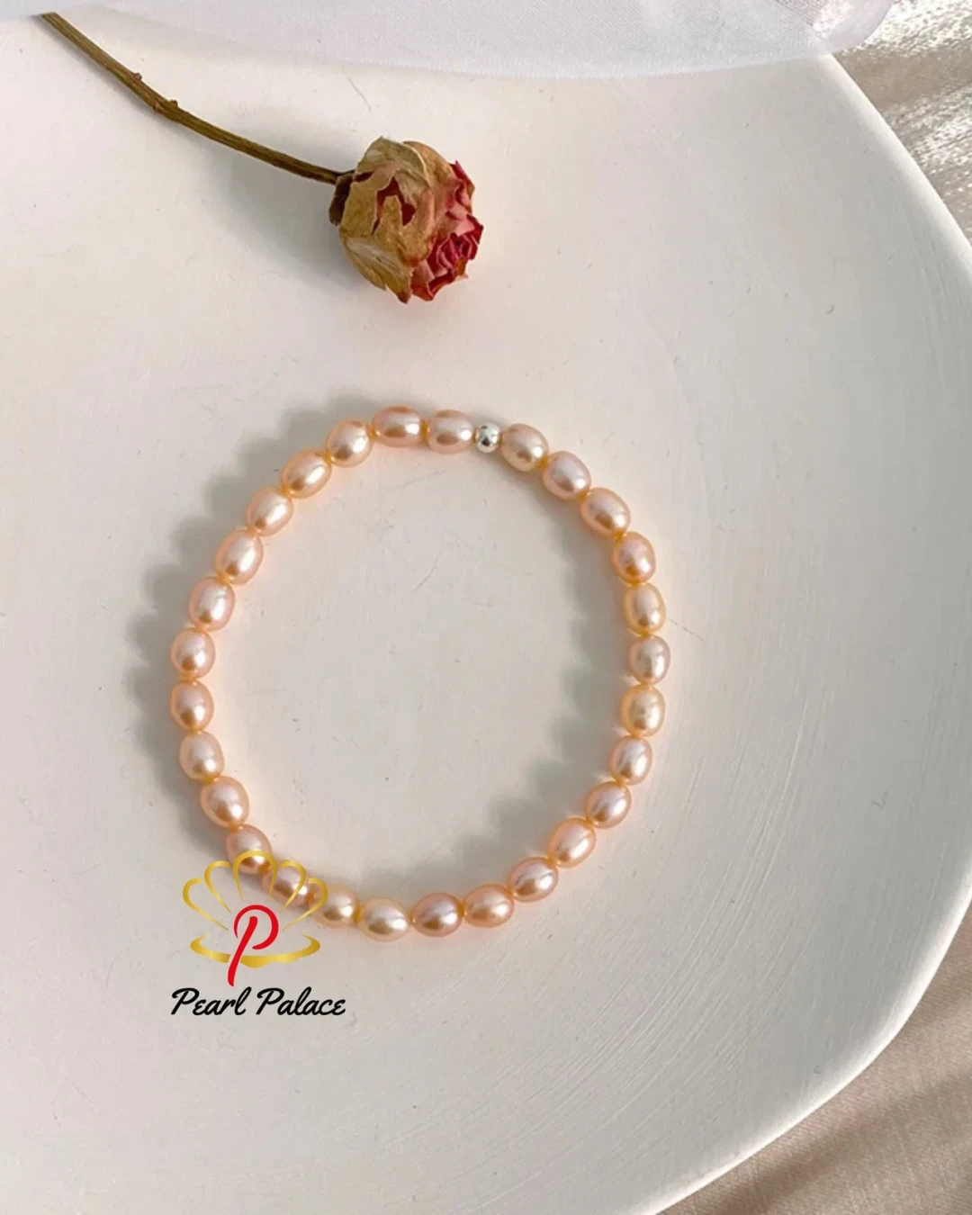 Natural Freshwater Pearl Elastic Bracelet for Women Gifts Jewelry