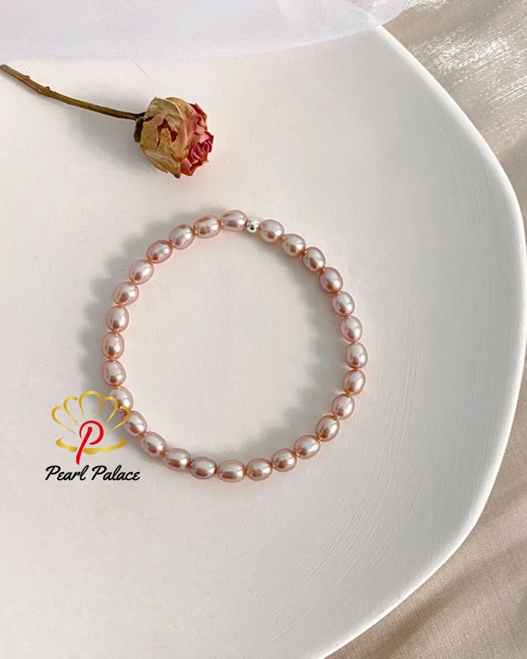 Natural Freshwater Pearl Elastic Bracelet for Women Gifts Jewelry