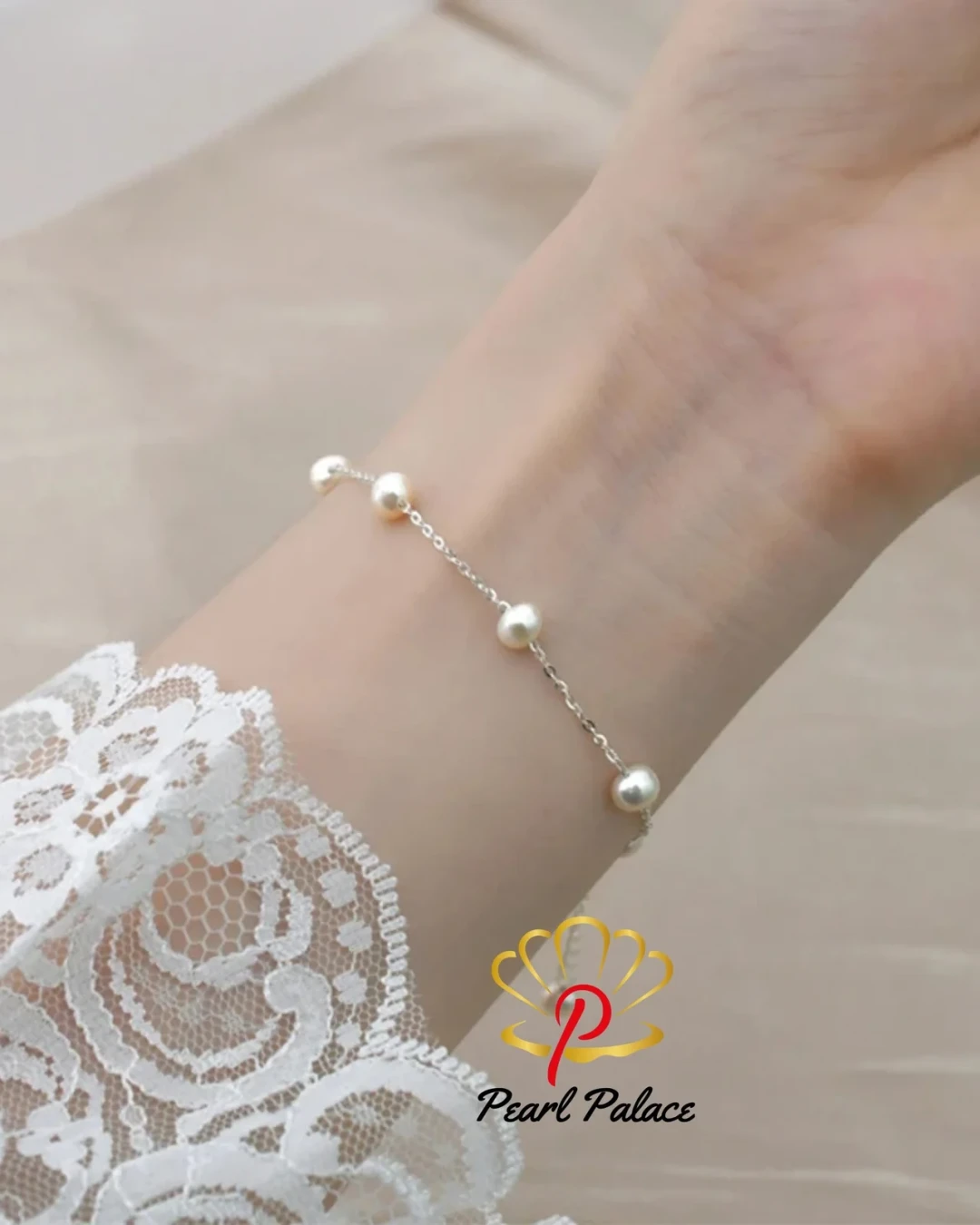 4-5mm Mini Natural Freshwater Pearl Bracelet 925 Sterling Silver Chain Jewelry Gift for Women