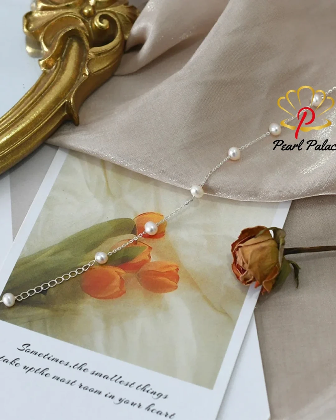 4-5mm Mini Natural Freshwater Pearl Bracelet 925 Sterling Silver Chain Jewelry Gift for Women