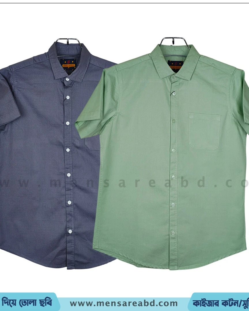 Cotton Half Sleeve Shirt - 1702