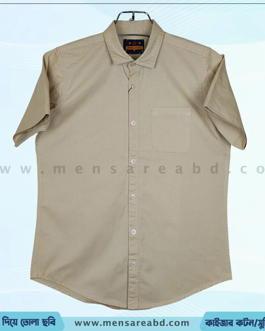 Cotton Half Sleeve Shirt - 1691