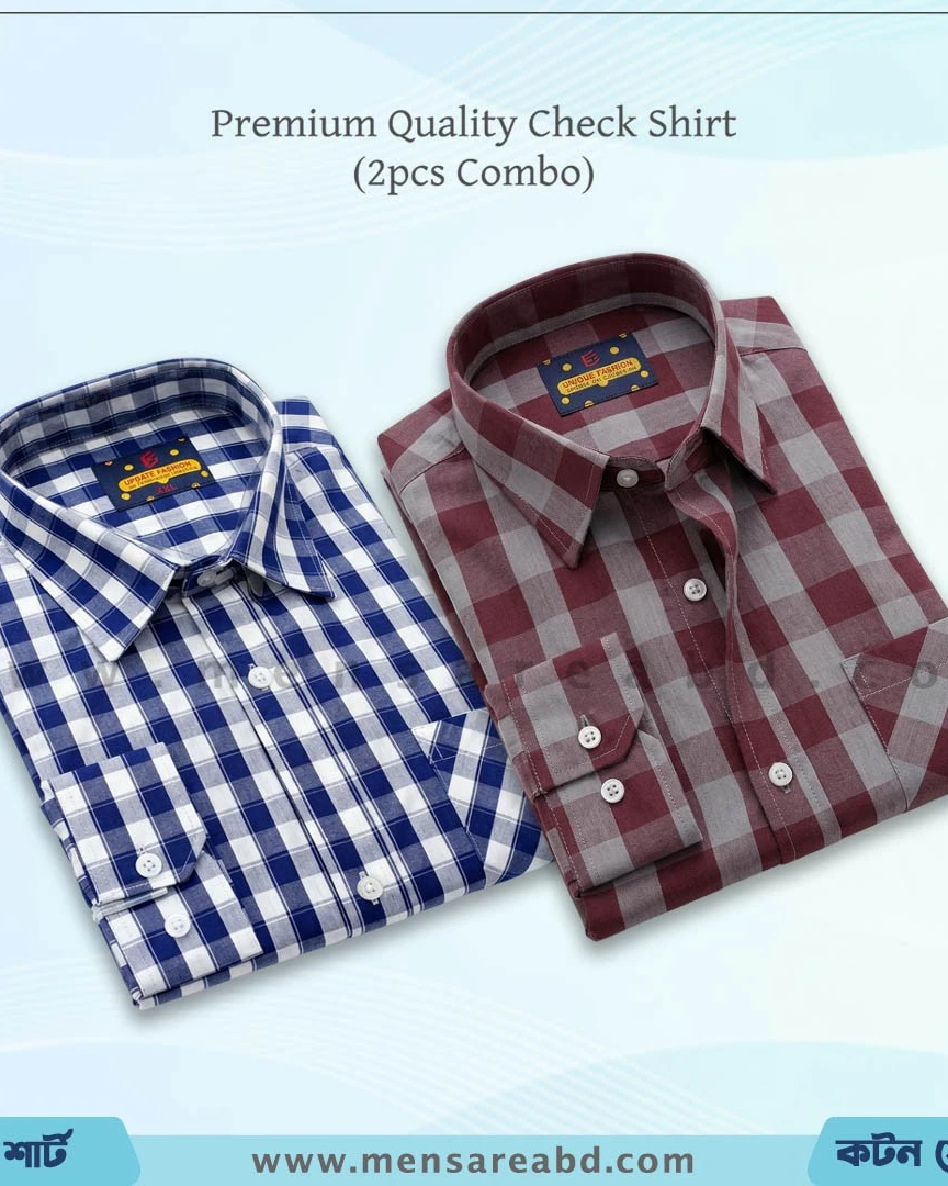 Cotton Check Shirt - 1762