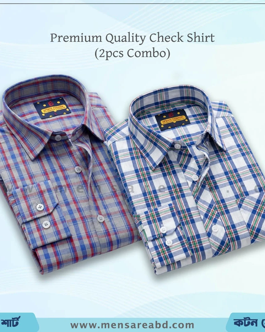 Cotton Check Shirt - 1757