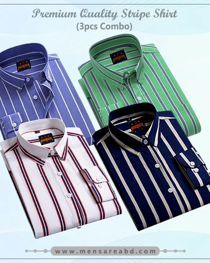 Cotton Stripe Shirt - 1456
