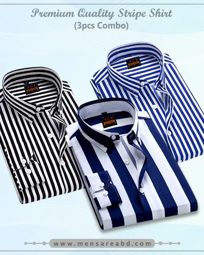 Cotton Stripe Shirt - 1448