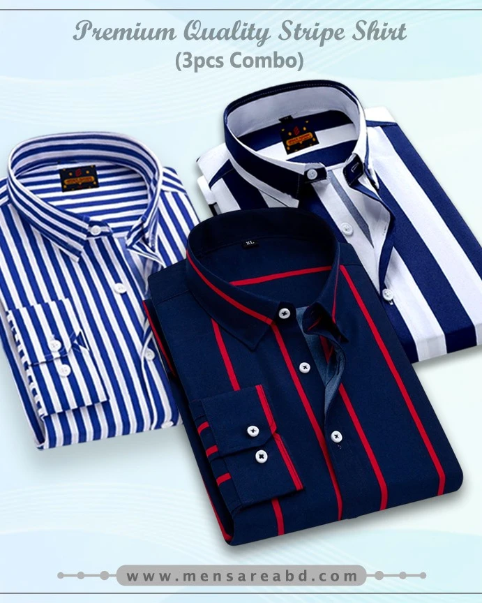 Cotton Stripe Shirt - 1447