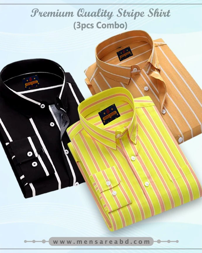 Cotton Stripe Shirt - 1445