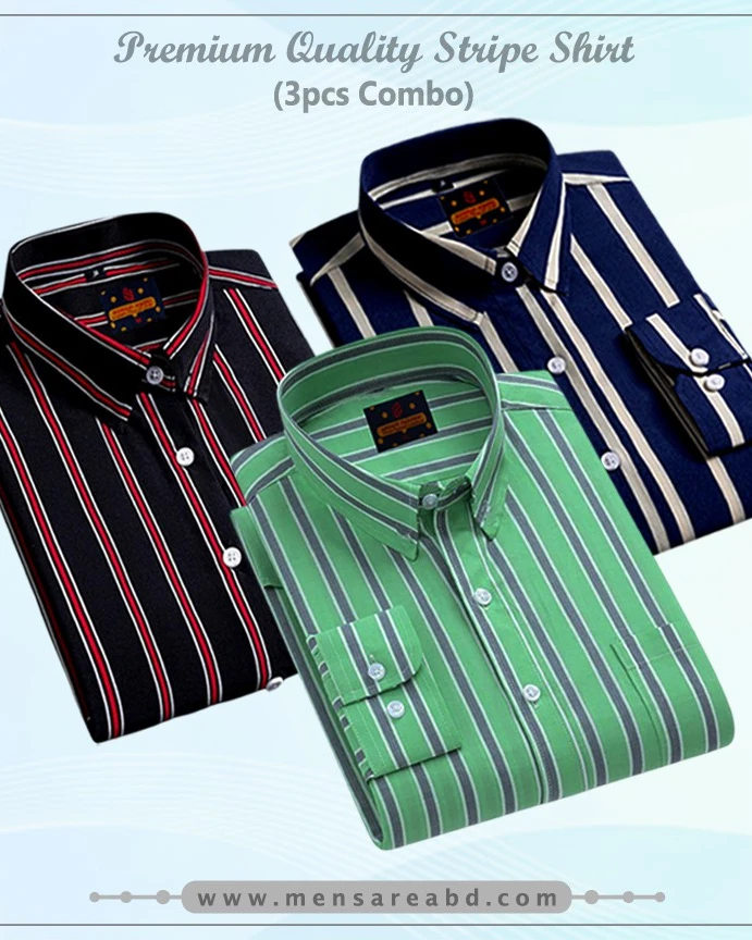 Cotton Stripe Shirt - 1444