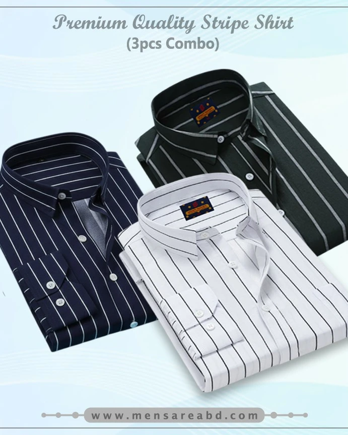Cotton Stripe Shirt - 1443