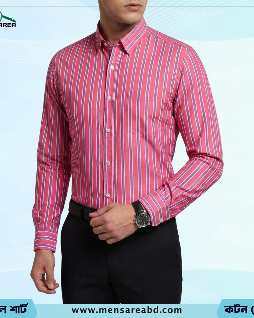 Cotton Stripe Shirt - 1403