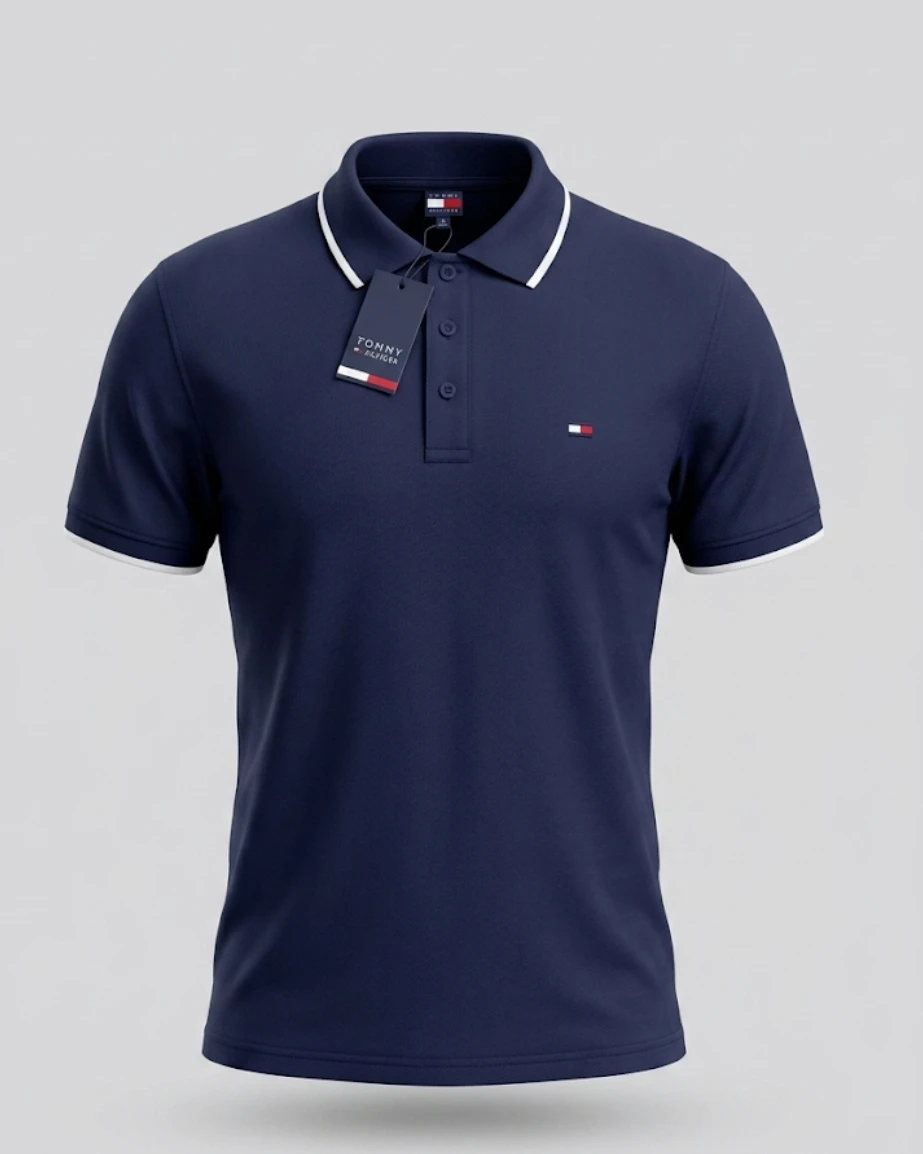 Deep Navy Oxford Polo