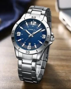 CRRJU Obsidian Steel - Men's Executive Business Watch