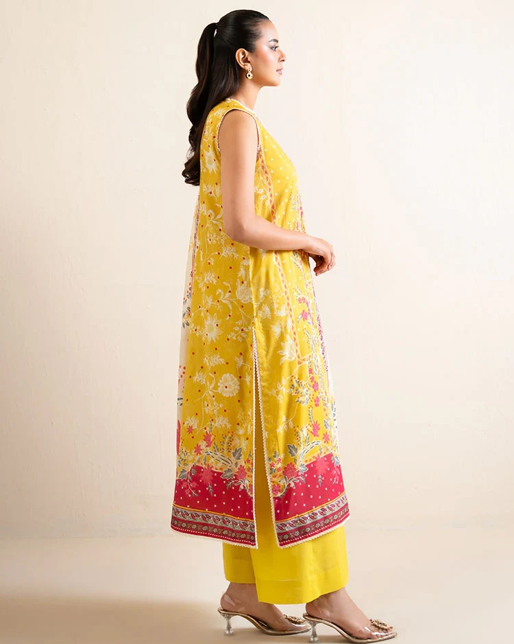Pakistani Hania by Binaas Unstitched – Golden Marigold Essence