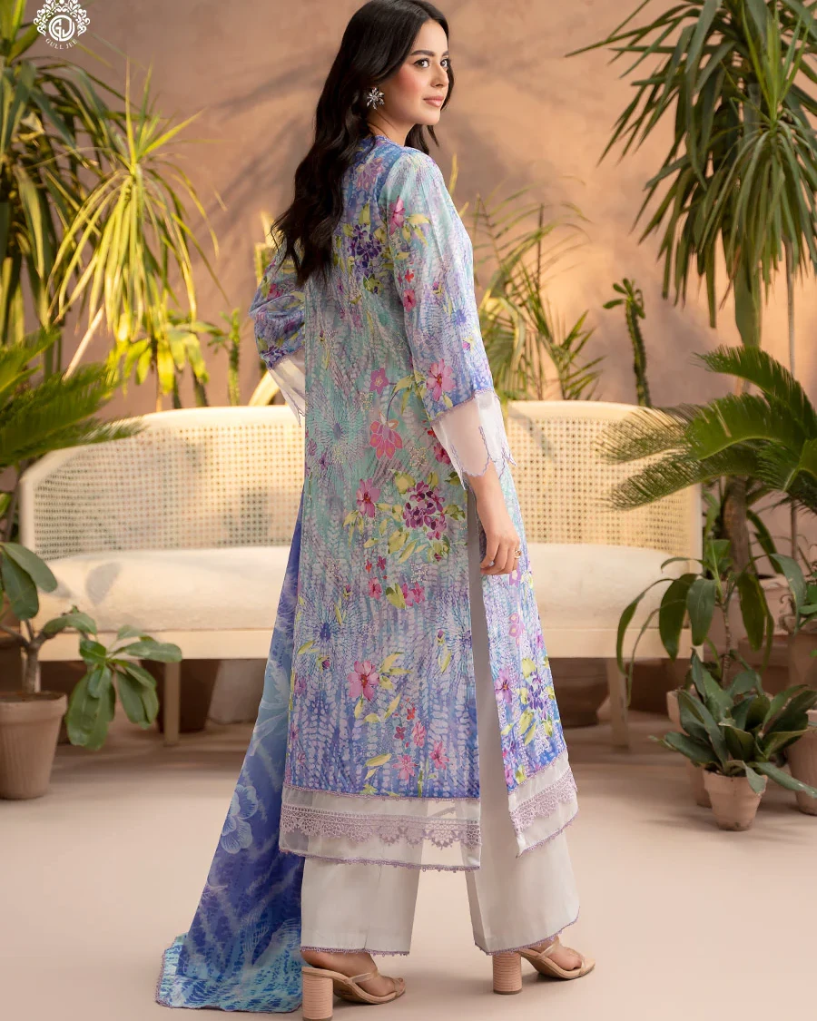 Pakistani Gullbano by Gull Jee Unstitched – Wisteria Morning Mist