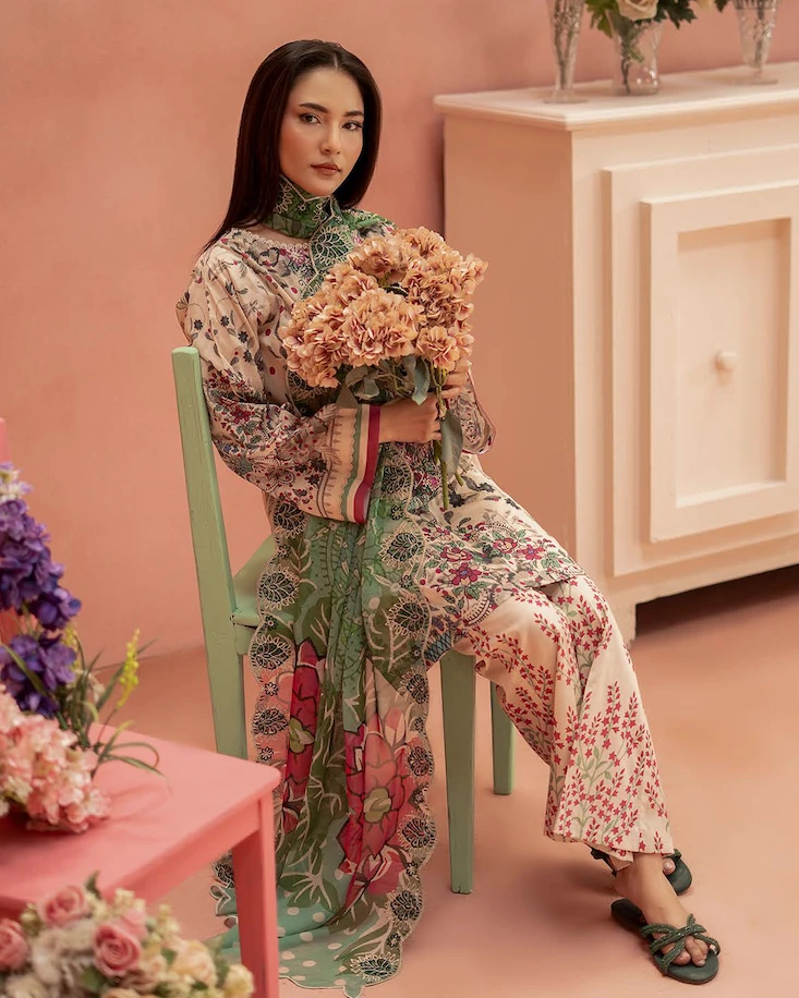 Pakistani Ziva by Gull Jee Unstitched – Ivory Meadow Edition