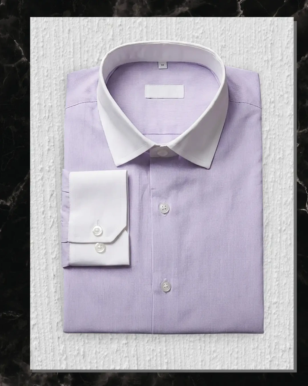 Executive Premium Cotton Blend Shirt - Lavender Purple