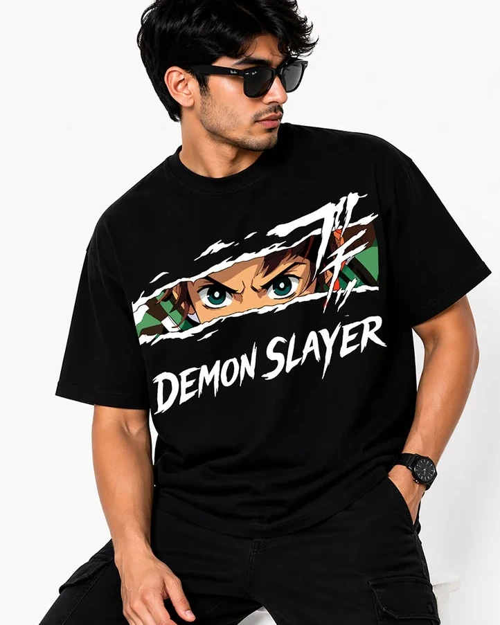 Demon Slayer Streetwear Drop Shoulder T-Shirt