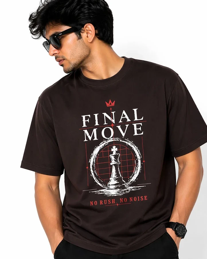 Final Move Strategy Drop Shoulder T-Shirt