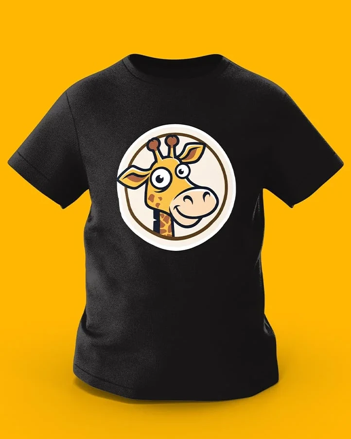 GoofyGiraffe “Original Mascot” Signature Logo Kids TEE