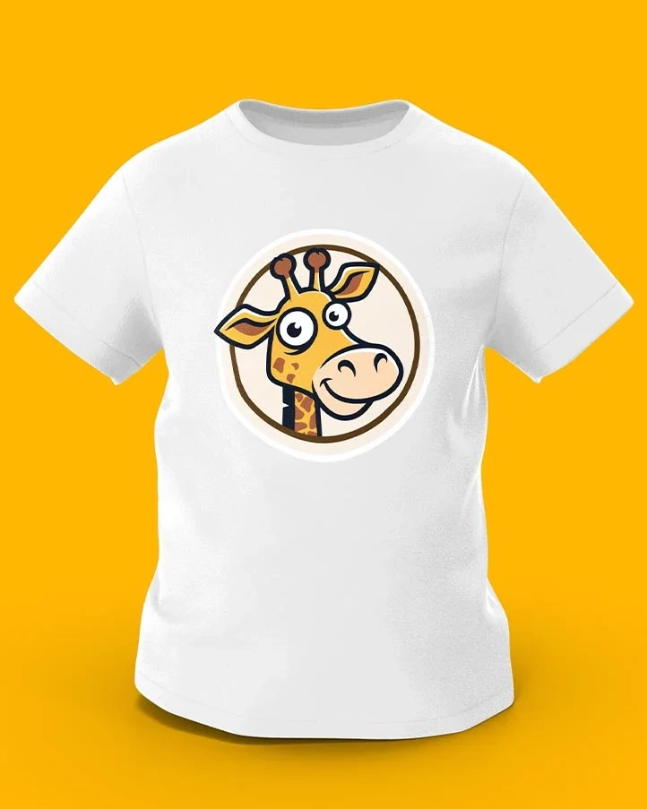 GoofyGiraffe “Original Mascot” Signature Logo Kids TEE