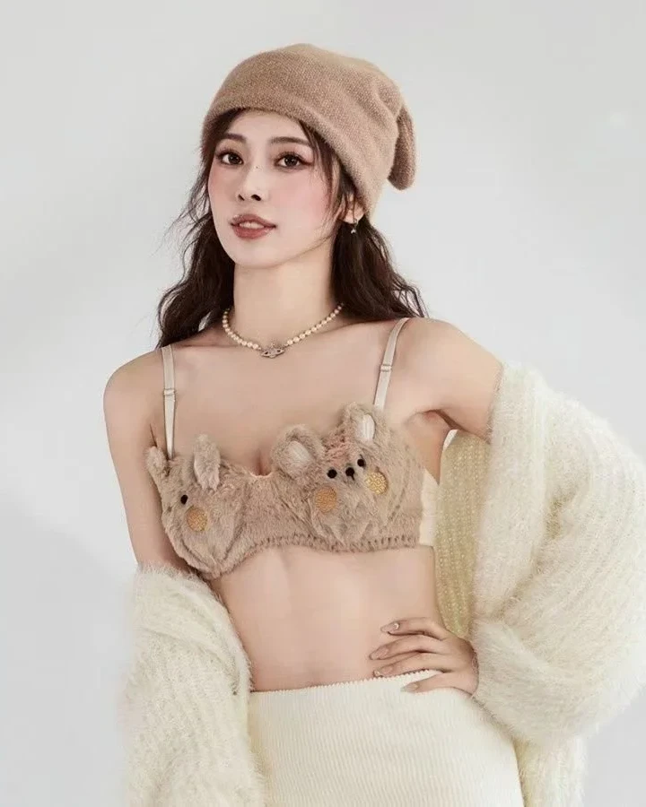 Cute Bunny Bra Panty Set in classic