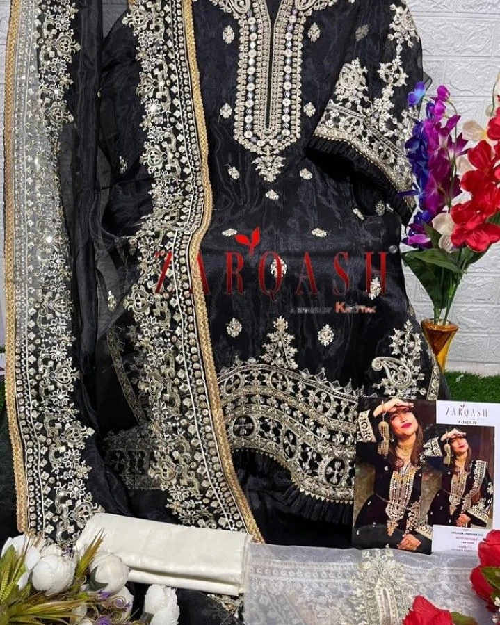 Midnight Onyx Mirror & Pearl Unstitched Suite