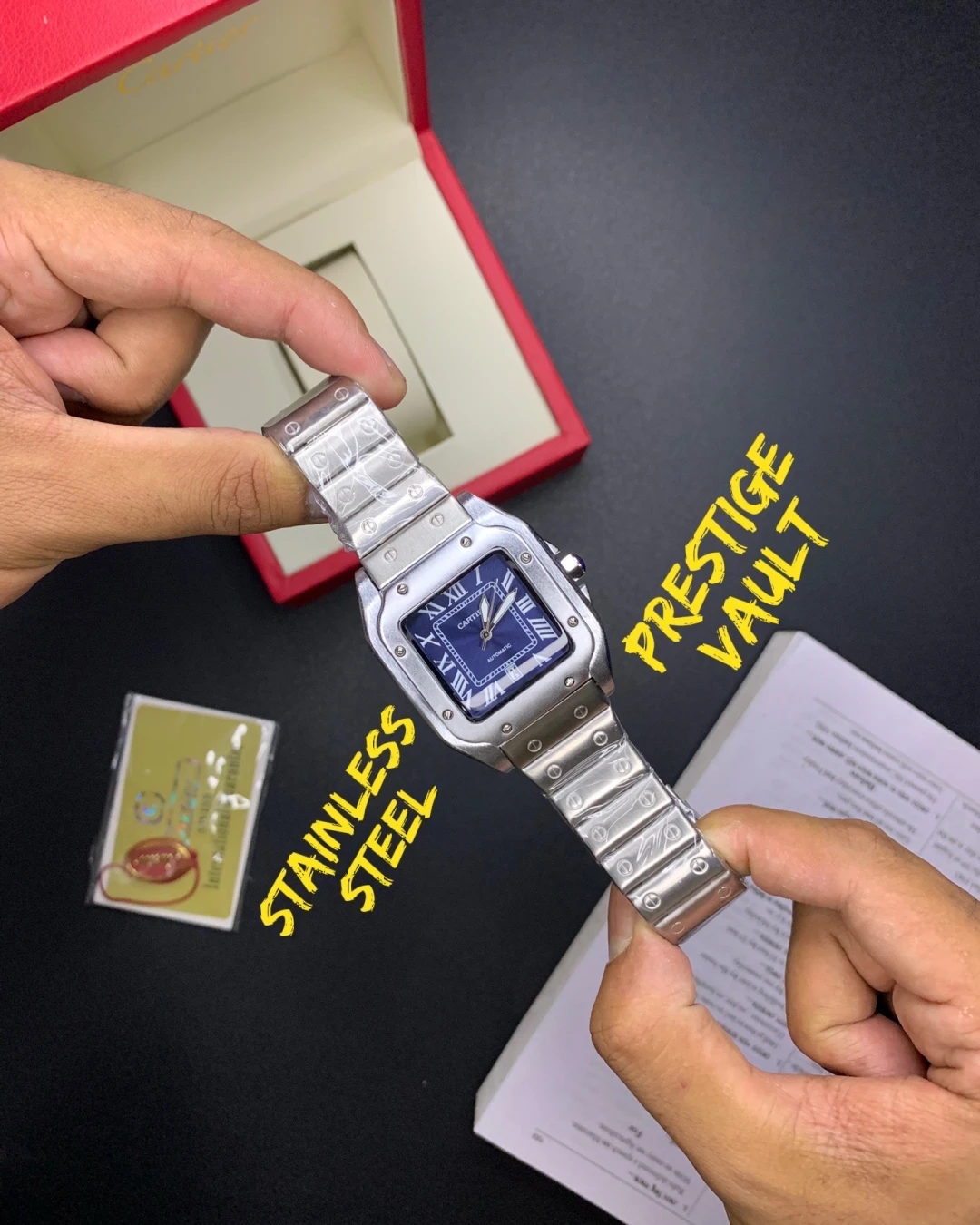 Cartier Santos Blue