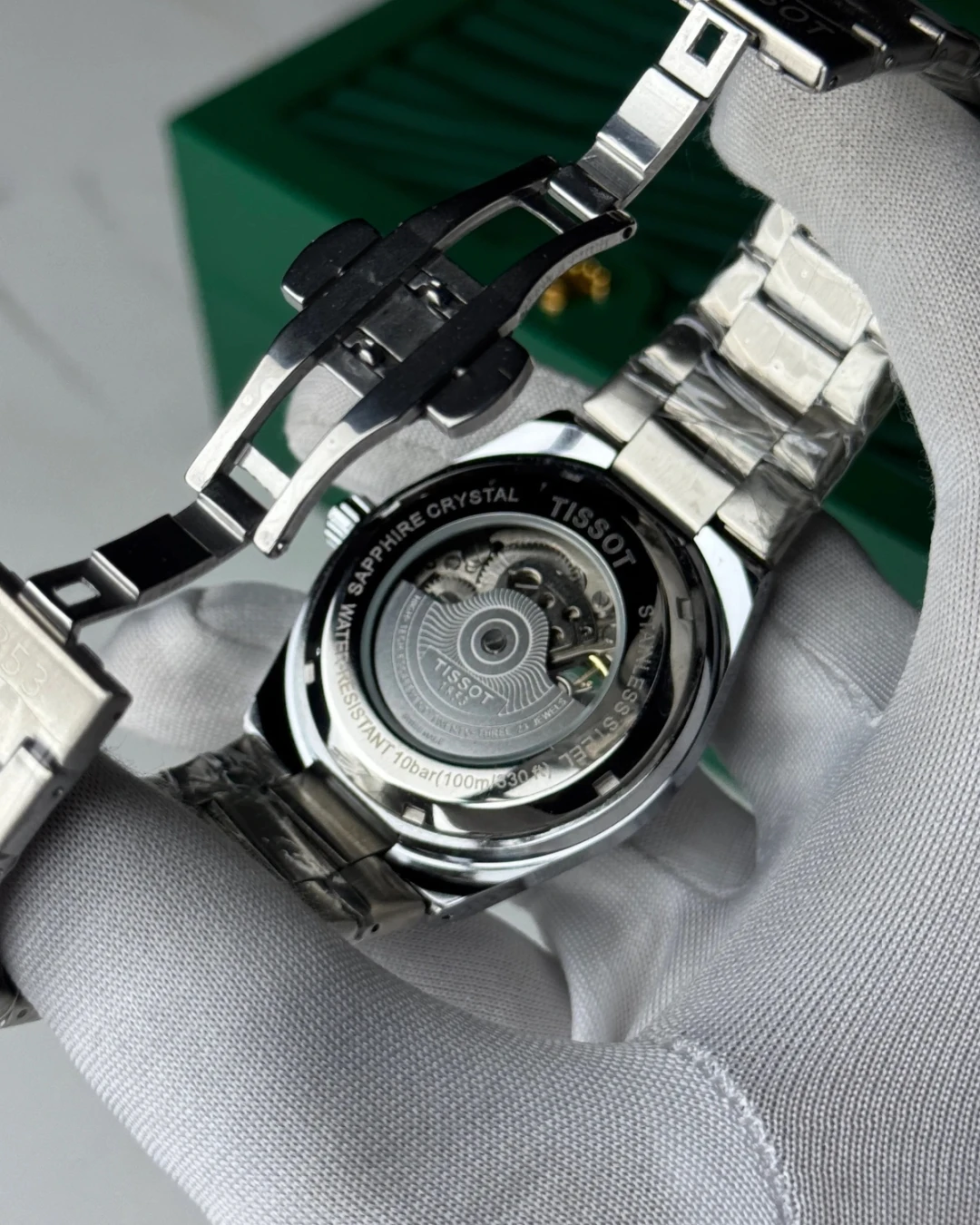 TISSOT PRX Open Heart Black Dial