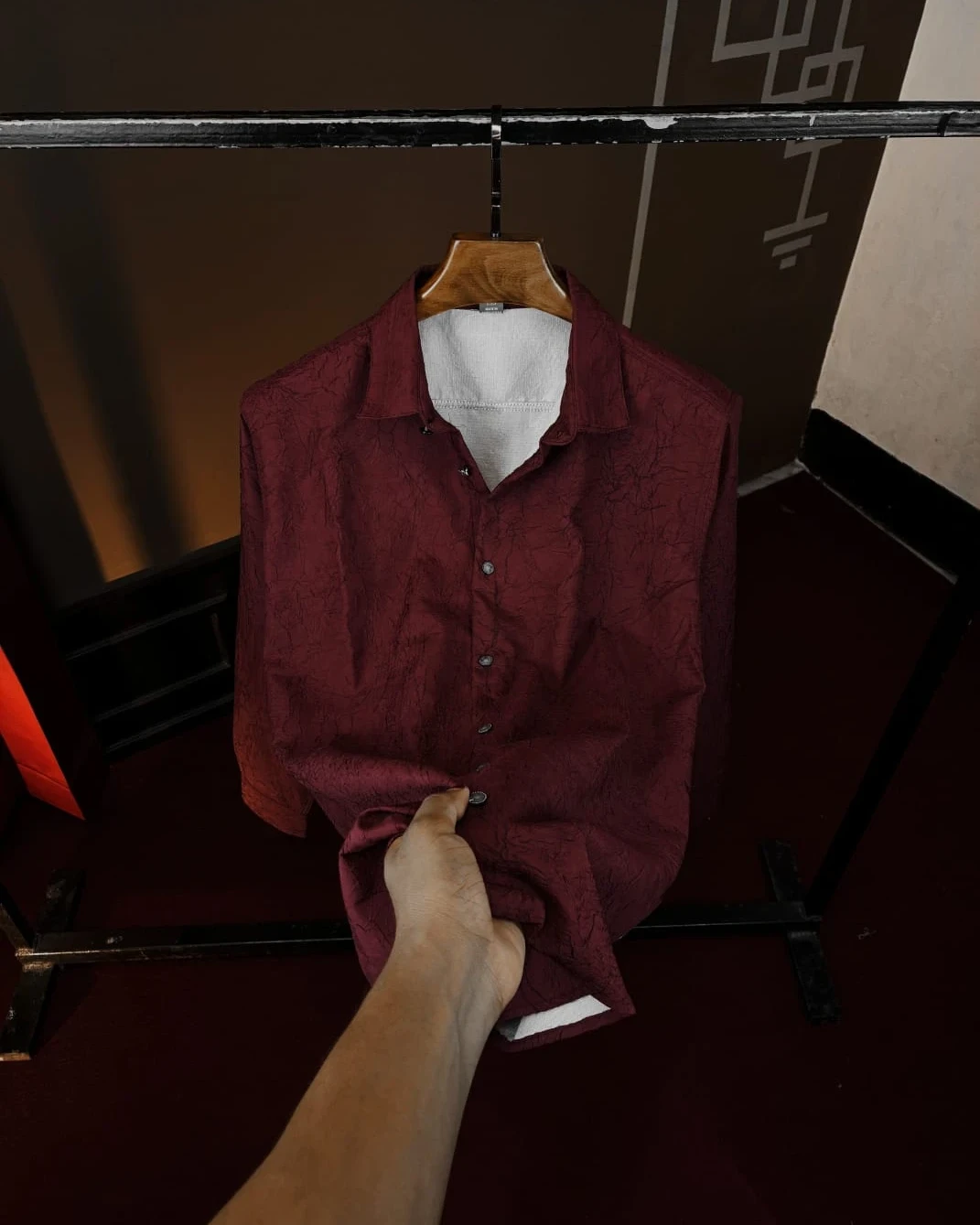 Deep maroon