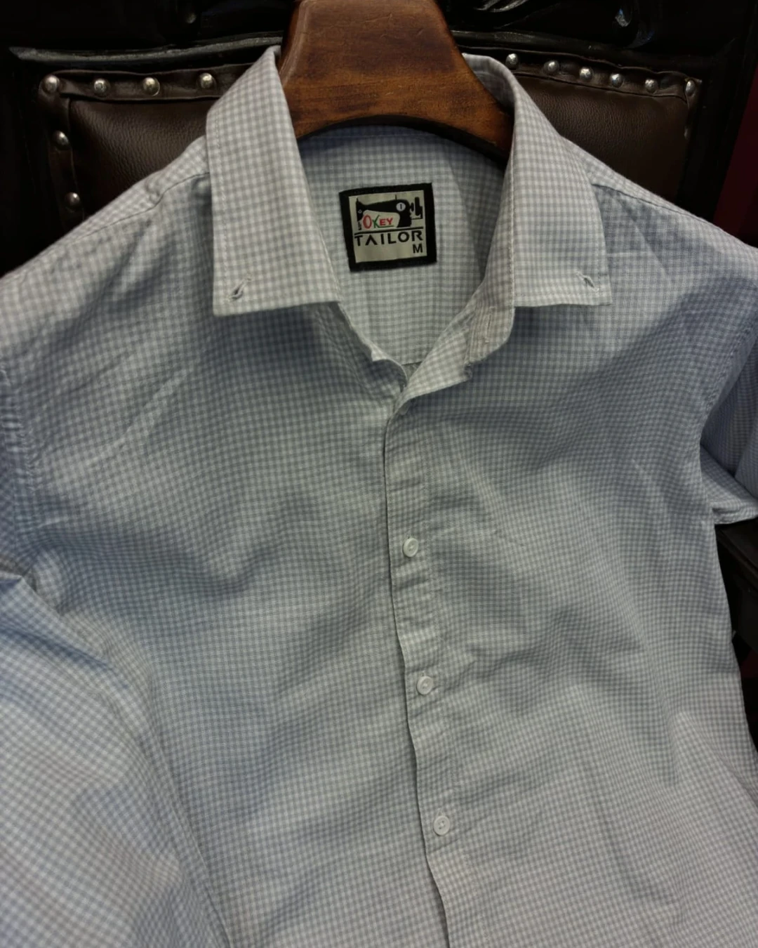 Light Grey Micro Check