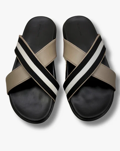 Bowling Cross Fury Slides-Cream