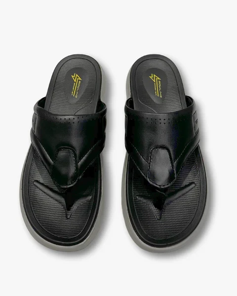 Bowling Booster Leather Sandal 1.0-Black