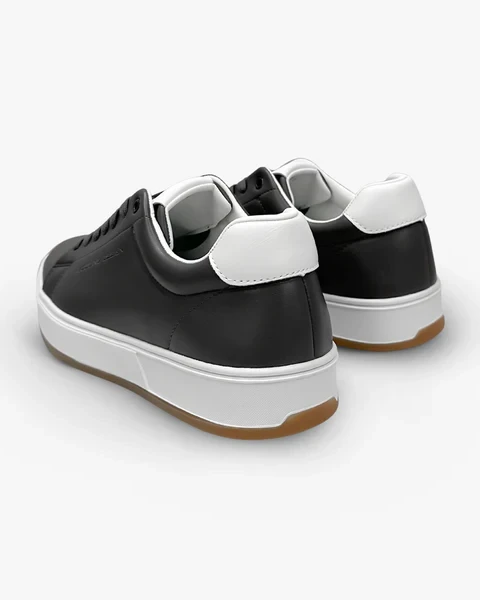 Bowling Titan Sneakers-Black & White