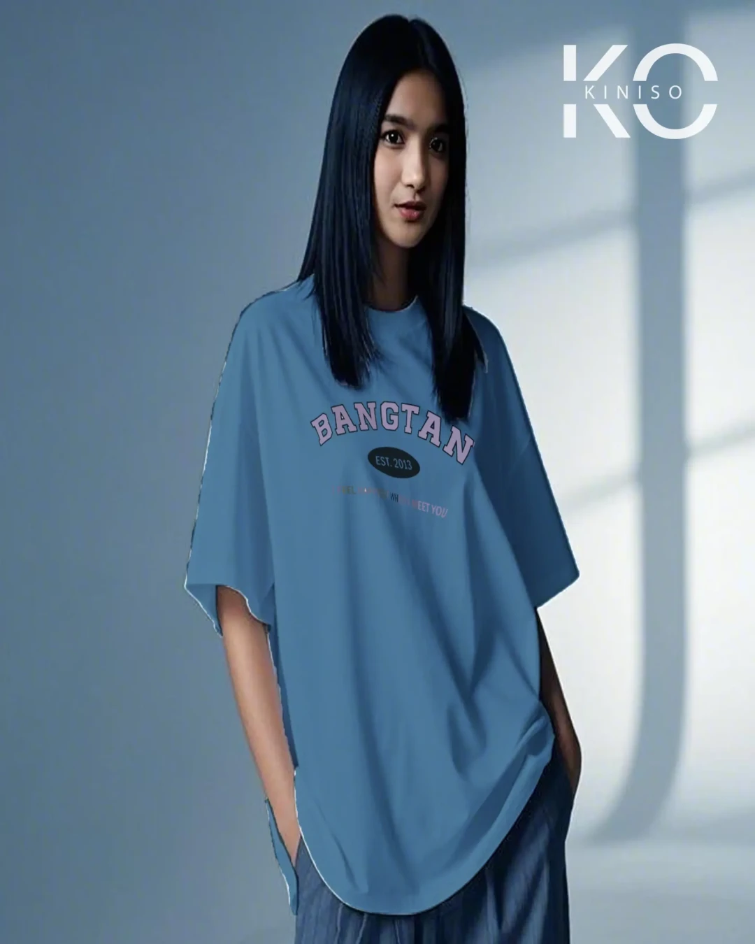 Bangtan Retro Est. 2013 K-Pop Drop Shoulder T-Shirt