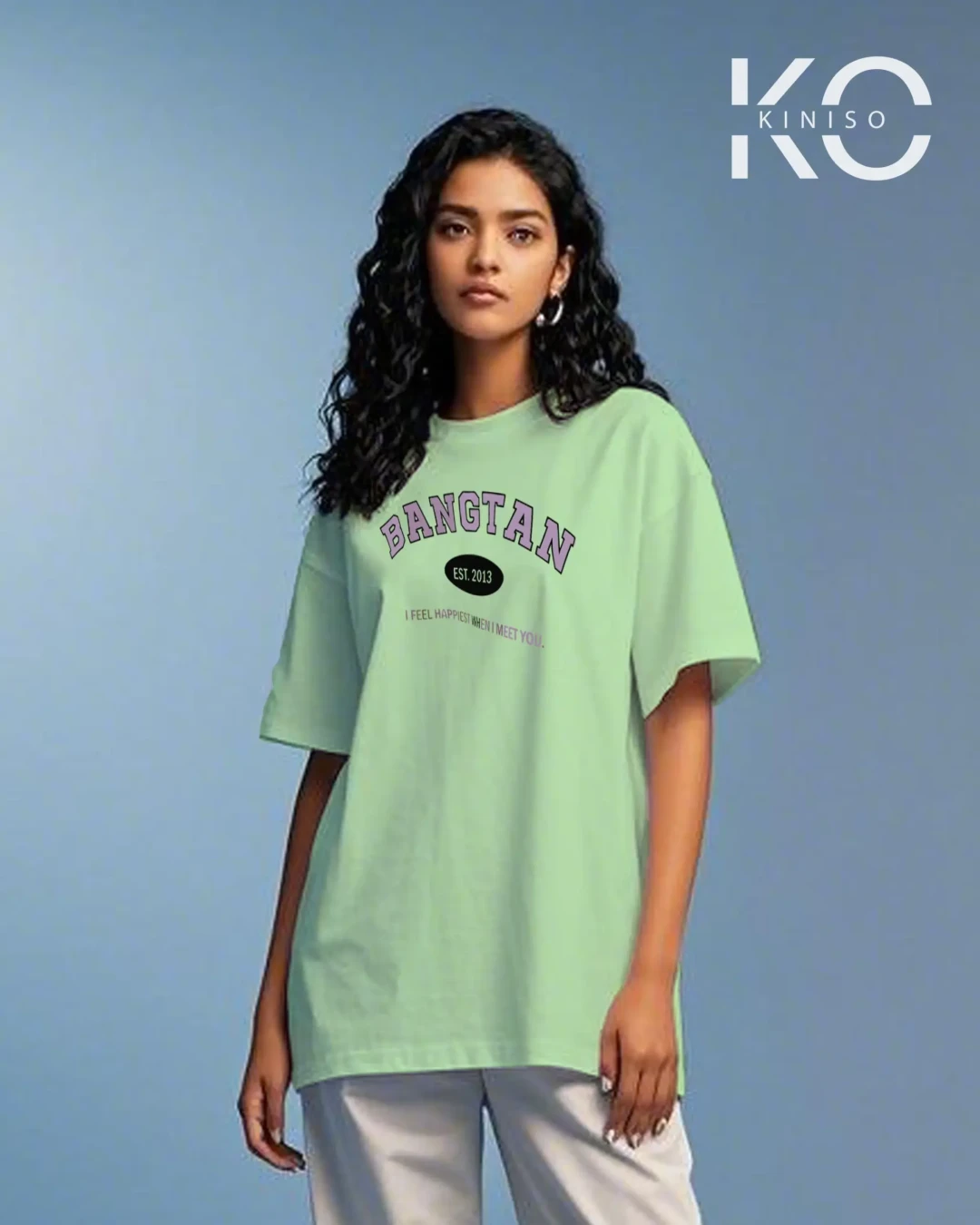 Bangtan Retro Est. 2013 K-Pop Drop Shoulder T-Shirt