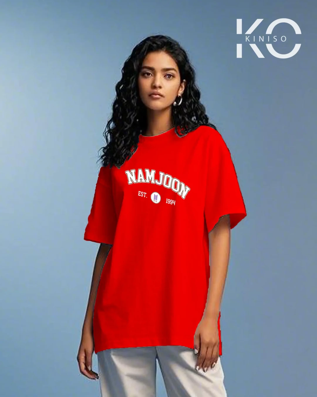 RM "Namjoon Est 1994" K-Pop Drop Shoulder T-Shirt