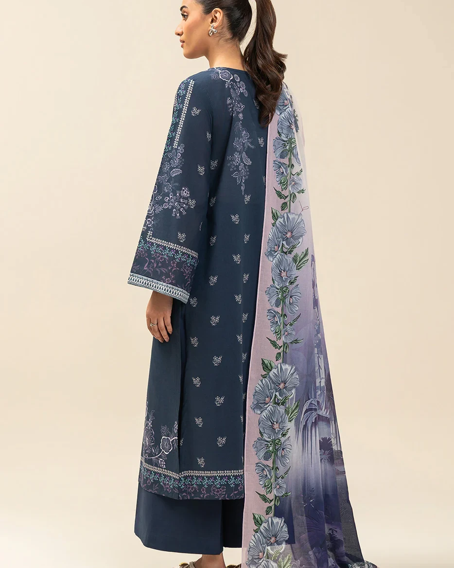 Beechtree 3 piece Unstitched Printed Lawn suit