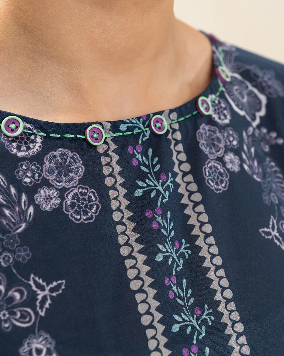 Beechtree 3 piece Unstitched Printed Lawn suit