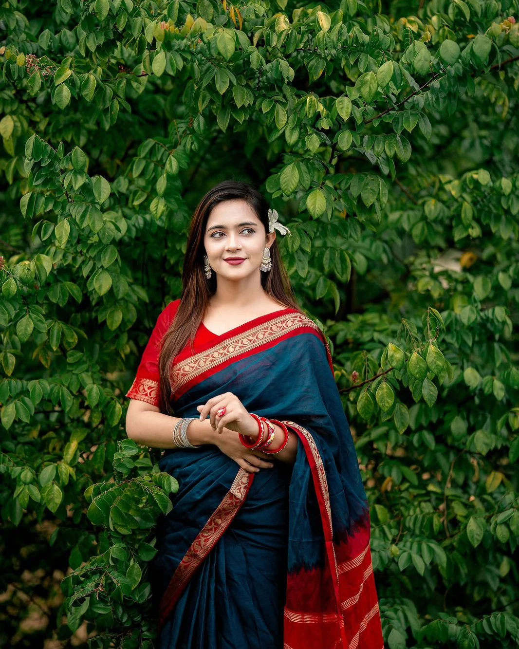 Tangail Tat Madurai Mercerized Cotton Saree
