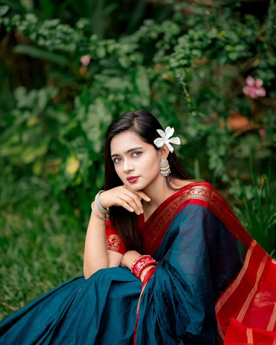 Tangail Tat Madurai Mercerized Cotton Saree