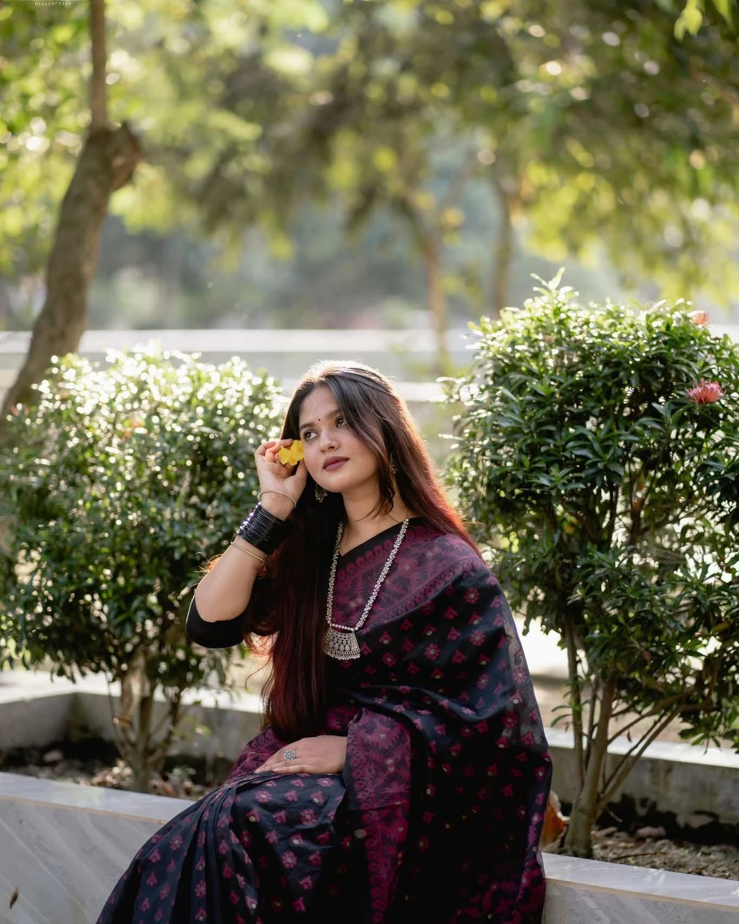 Women's Traditional Nakful Jamdani Saree