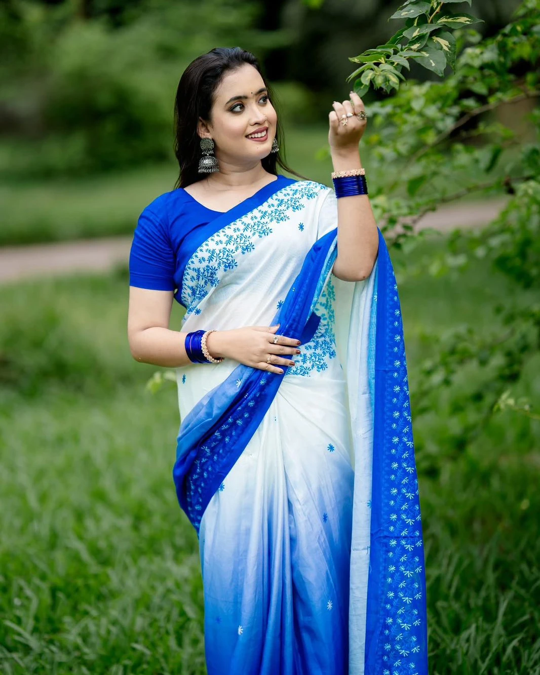Women's Falguni Special Chanderi Silk Saree-1