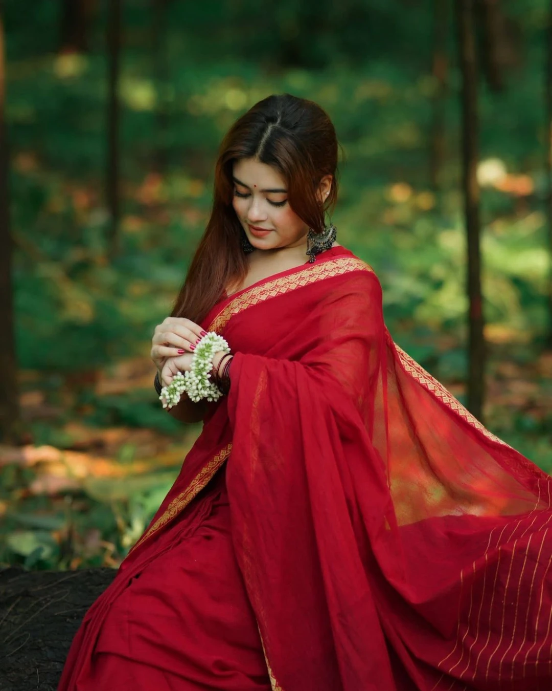 Women's HalfSilk Nakshi Pair Saree