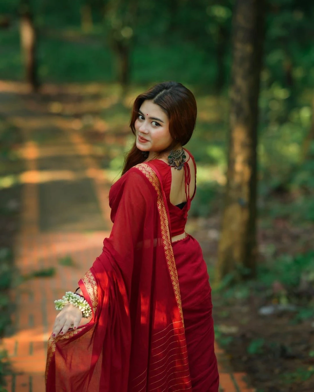 Women's HalfSilk Nakshi Pair Saree