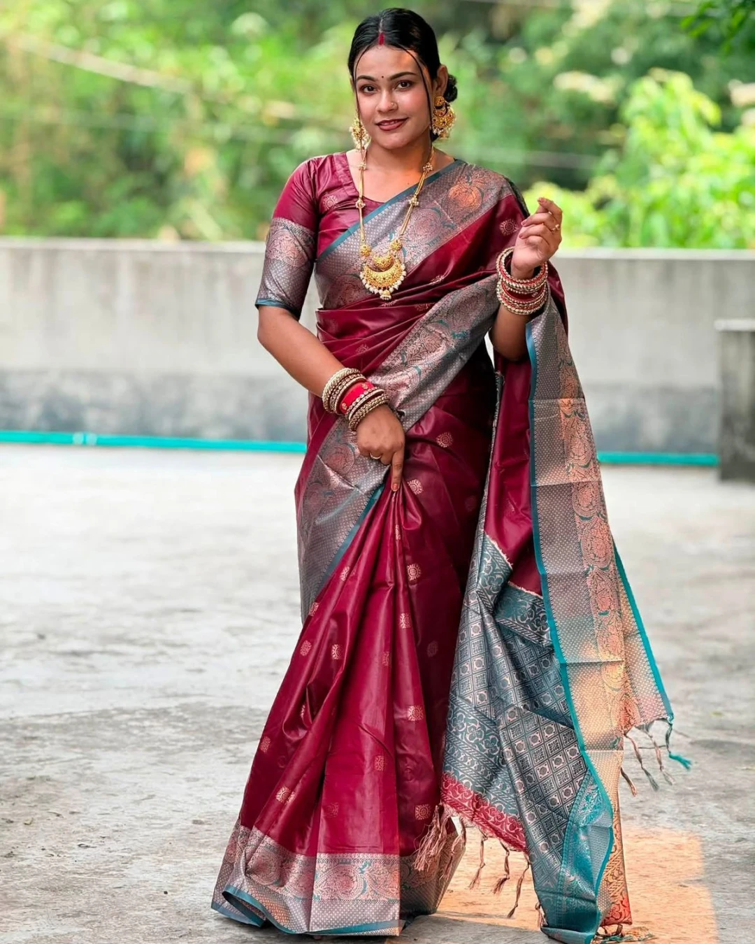 Premium Soft Silk Kanjivaram Katan Saree-1