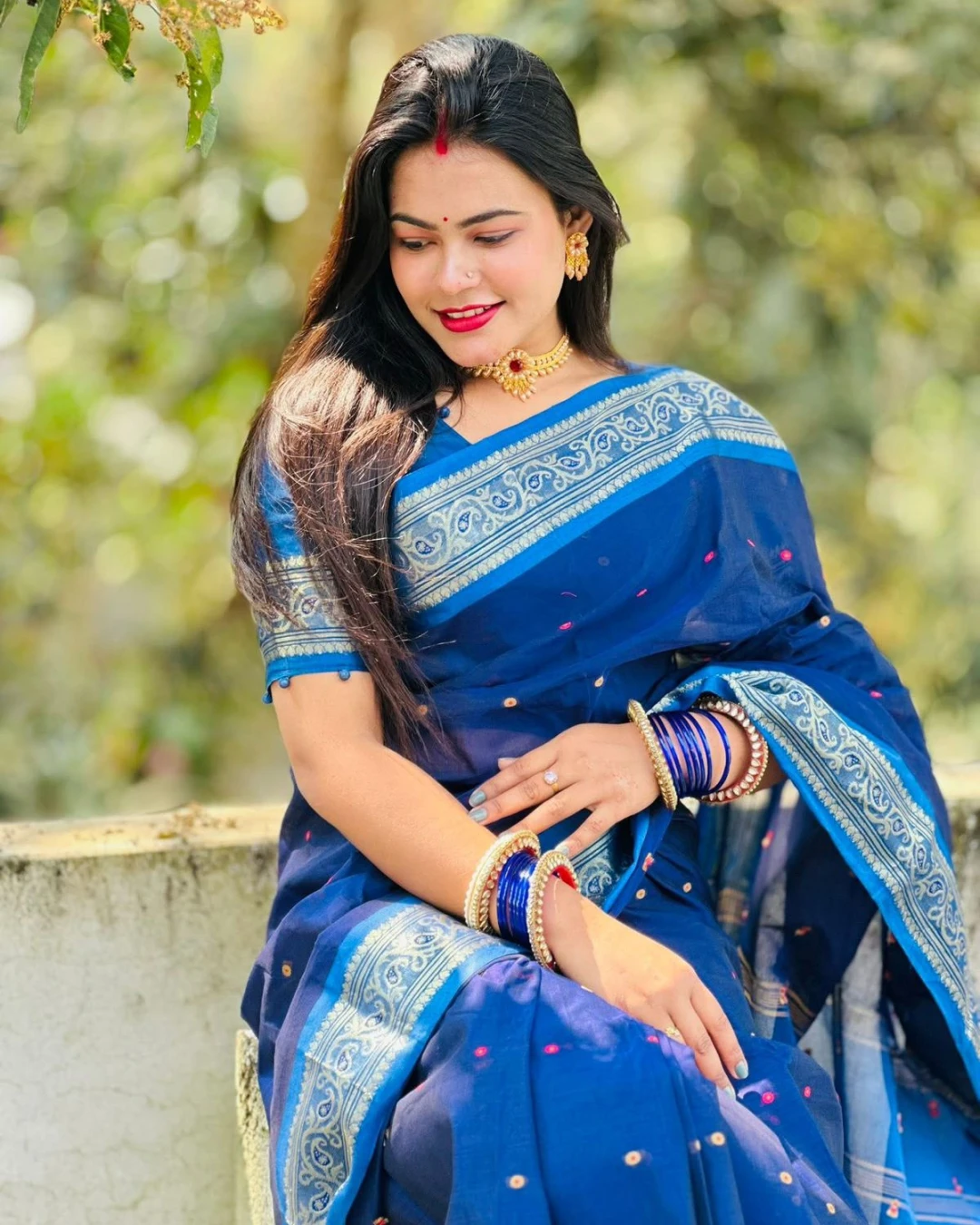 Women's Tangail Tat Madurai Maslaice Cotton Saree-1