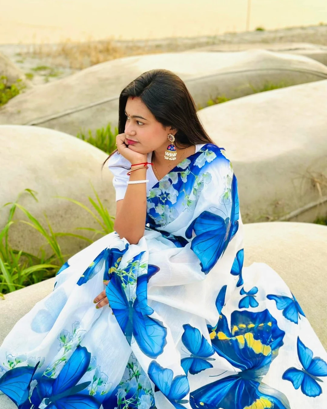 Women's Special Chanderi Silk Saree 1