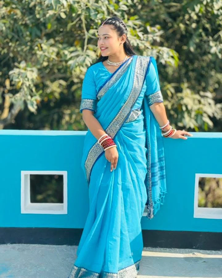 Women's HalfSilk Nakshi Pair Saree 1